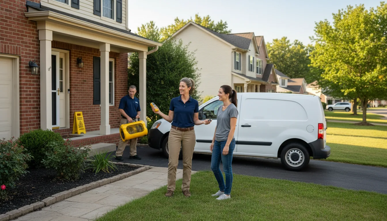 Residential water damage restoration in Venango, NE